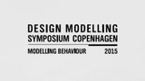 Presentation at Design Modelling Symposium Copenhagen 2015