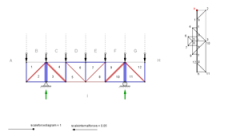 Interactive drawing: Shaping trusses - find a critical loading case