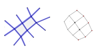 Indeterminacy of reciprocal diagrams: 4-valent primal grid